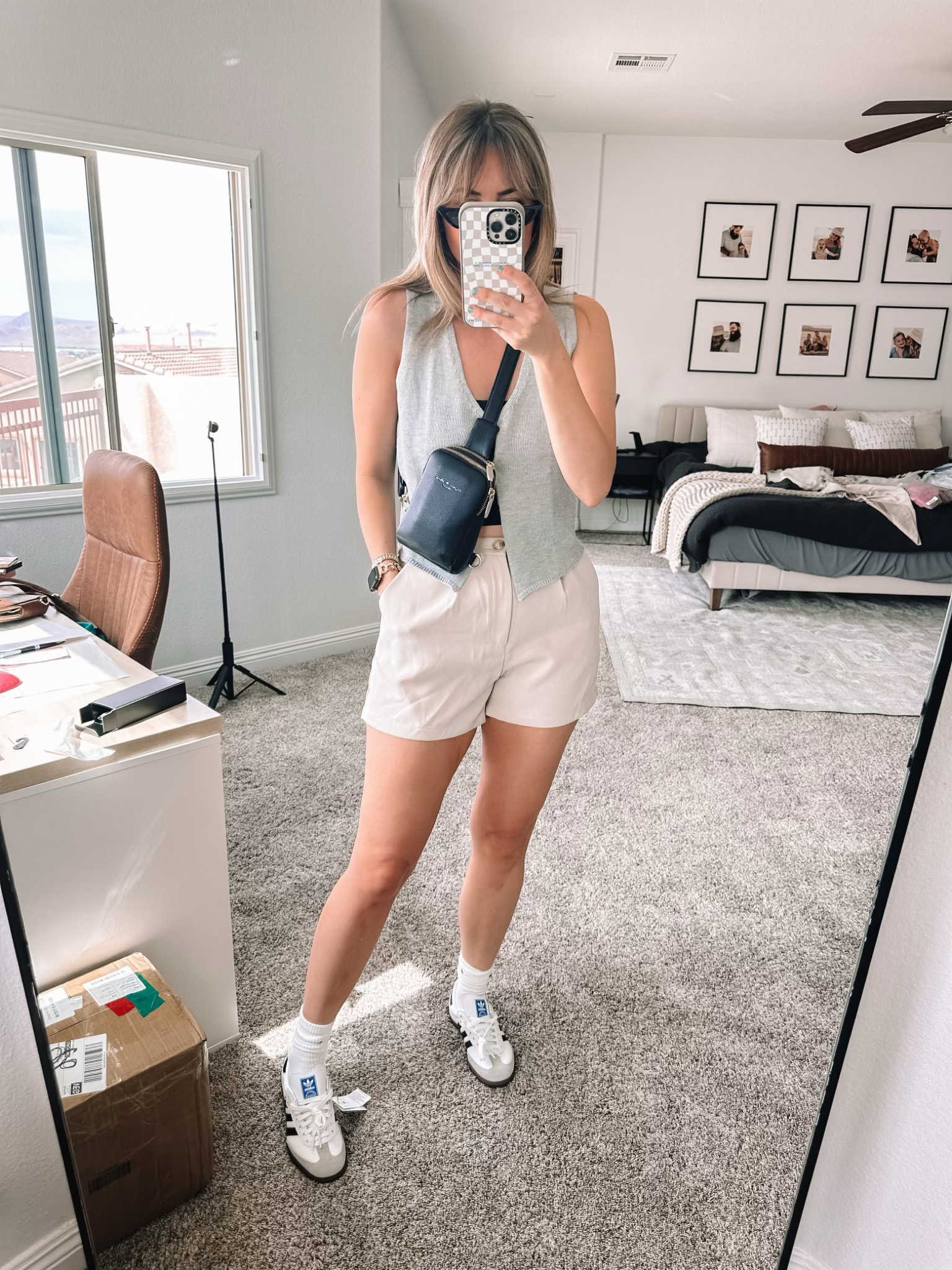 Trying new pieces for our summer in Spain! It will apparently be the summer of vests and shorts 😂

Grey vest: M
Black tank: M
Khaki shorts: M
Shoes: men 5.5 women’s 6.5 (go down a half size)

#LTKtravel #LTKfindsunder50