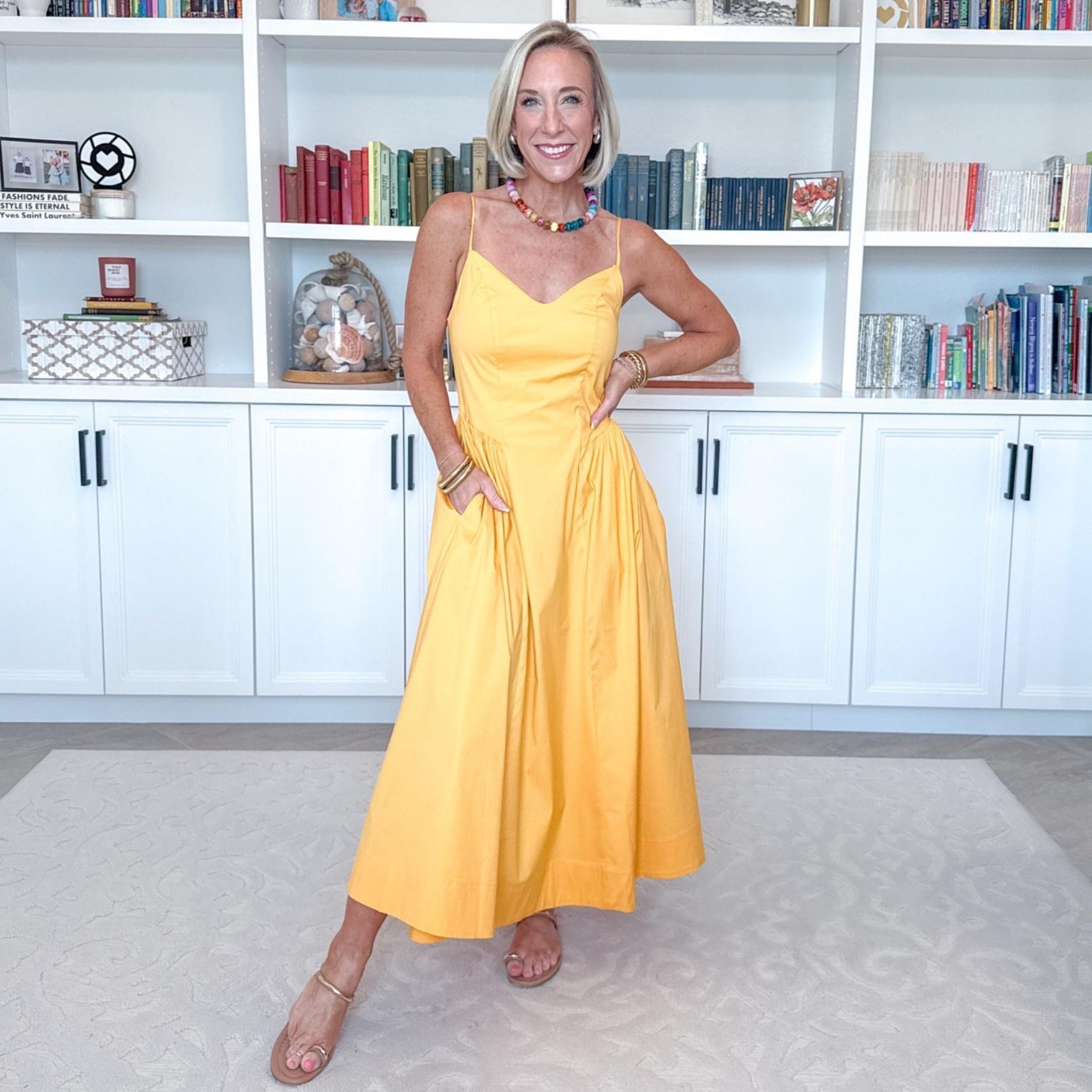 Help me pack for Italy - part 5. Fit & Flare Cotton Poplin Midi Dress - size XS. 3 colors.

#LTKOver40 #LTKSeasonal #LTKTravel