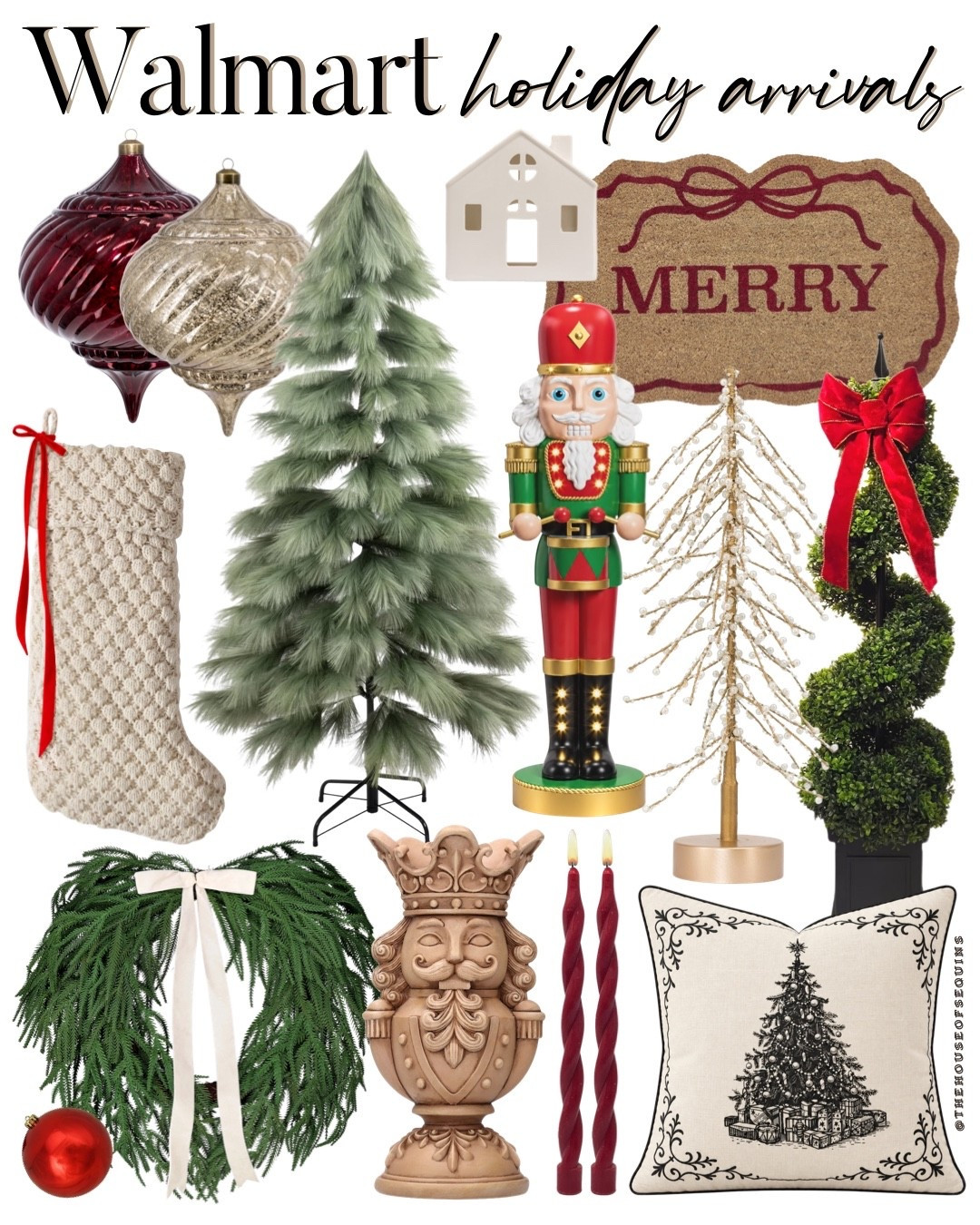 Shop Walmart Christmas decor!