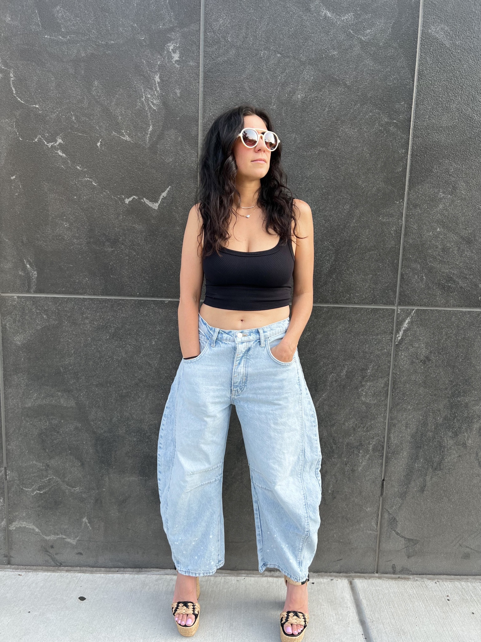 Lucky You Mid-Rise Barrel Jeans curated on LTK