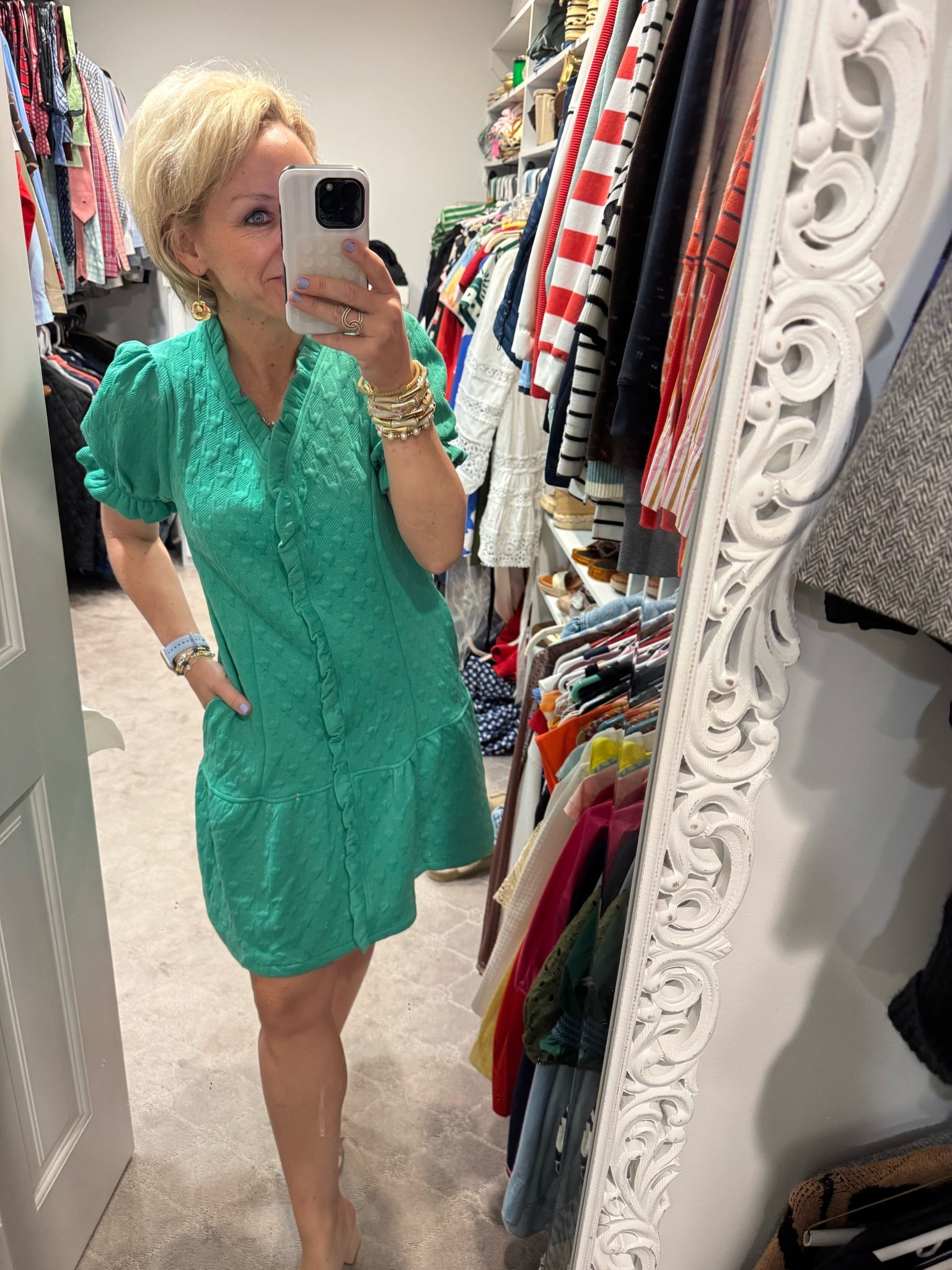 Textured green cutie! 💚💚

#LTKootd #LTKmomlife