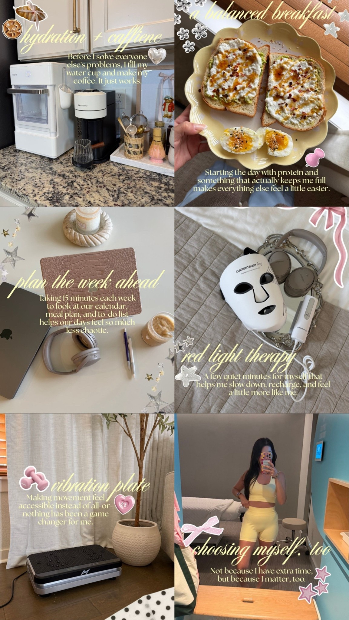 Motherhood isn't about doing everything perfectly—it's about finding what works for you.🥰 These are a few of the simple things that help me feel my best while raising two little girls.🩷

#LTKmomlife #LTKdayinmylife #LTKselfcare