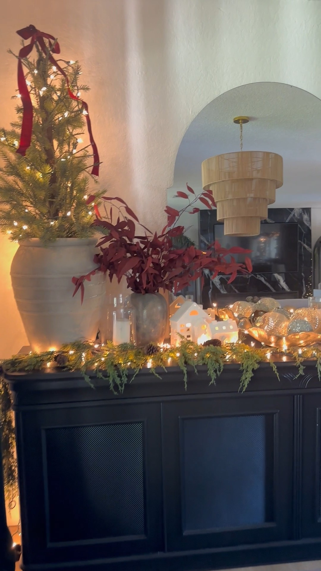 Christmas credenza 

#LTKSeasonal #LTKFindsUnder50 #LTKHome