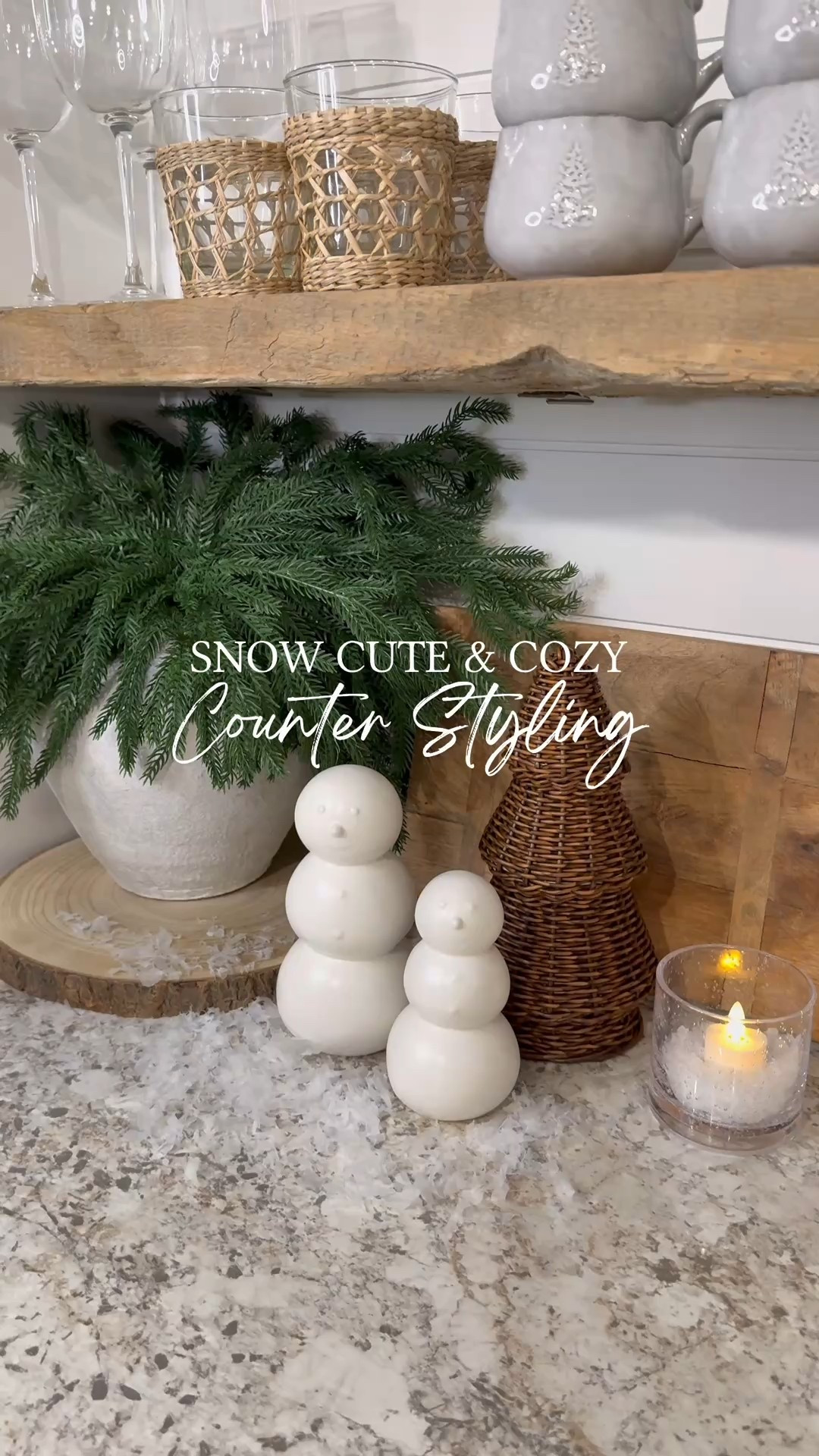 Snow Cute & Cozy Winter Counter Styling

Follow @farmtotablecreations on Instagram for more Amazon home finds.

Snowmen and soft greenery bring the sweetest winter touch to this cozy counter. I kept the look simple, neutral, and clean — just a few seasonal accents that make the space feel warm and inviting. Everything shown is from Amazon and easy to recreate for a subtle, timeless holiday look.

#amazonhome #amazonfinds #counterdecor #christmasdecor #holidaydecor #kitchendecor #neutralchristmas #snowmen #cozyhome #homedecor #holidaystyling #christmasstyle #winterdecor #christmaskitchen #amazonholiday #kitchenstyle



#LTKHome #LTKHoliday #LTKSaleAlert