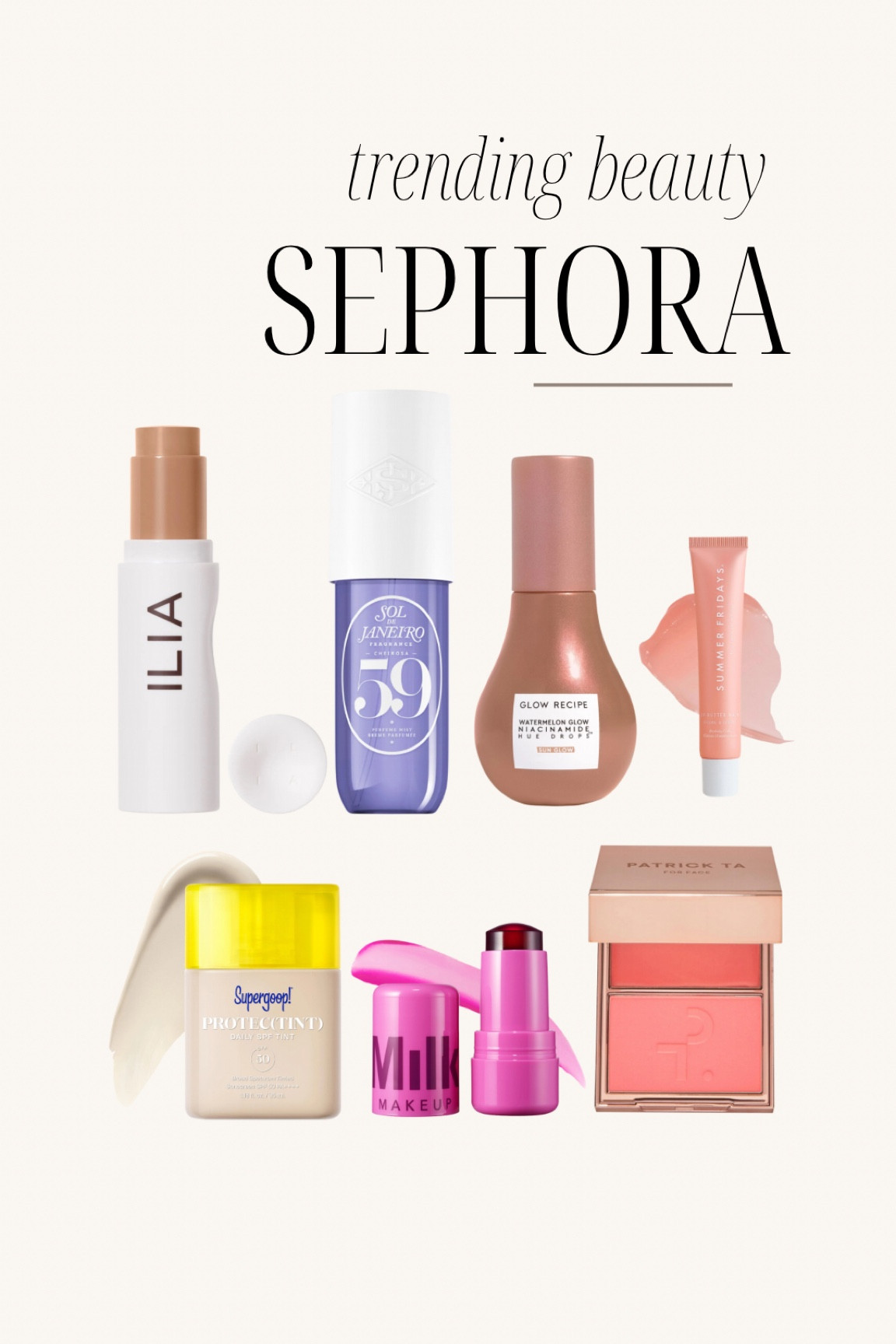 Top trending beauty products on my list to try! 