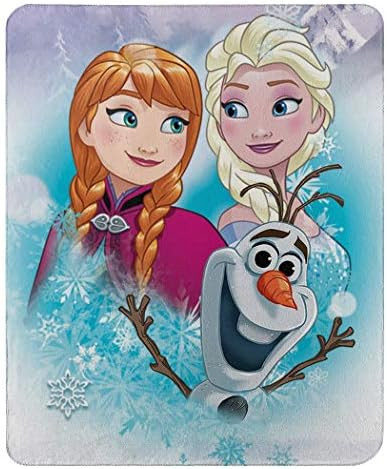 Disney Frozen, "Snow Journey" Fleece Throw Blanket, 45" x 60", Multi Color, 1 Count | Amazon (US)