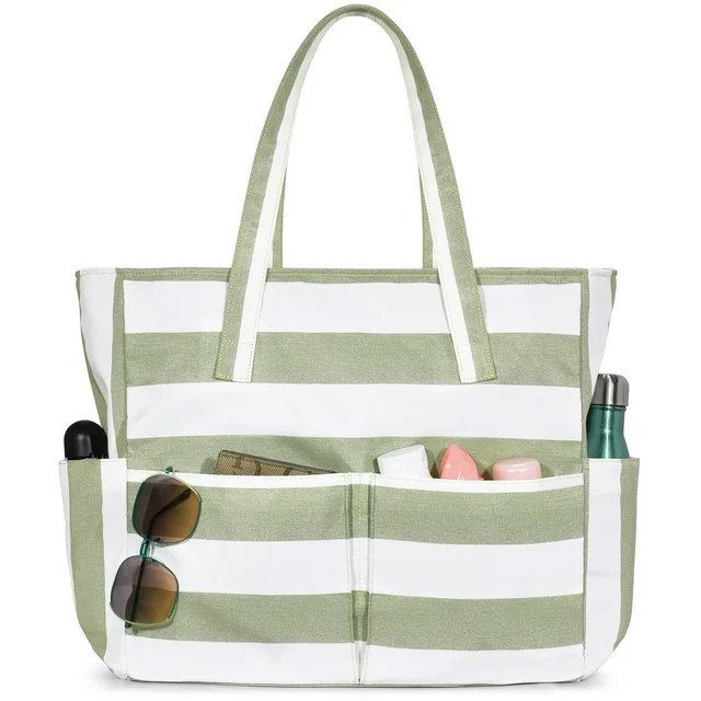 Oscaurt Beach Bags for Women, Beach Tote Bag Waterproof Sandproof Swim Pool Bag Large Capacity Be... | Walmart (US)