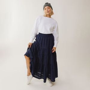 Maxi Skirt, Navy | Albion Fit