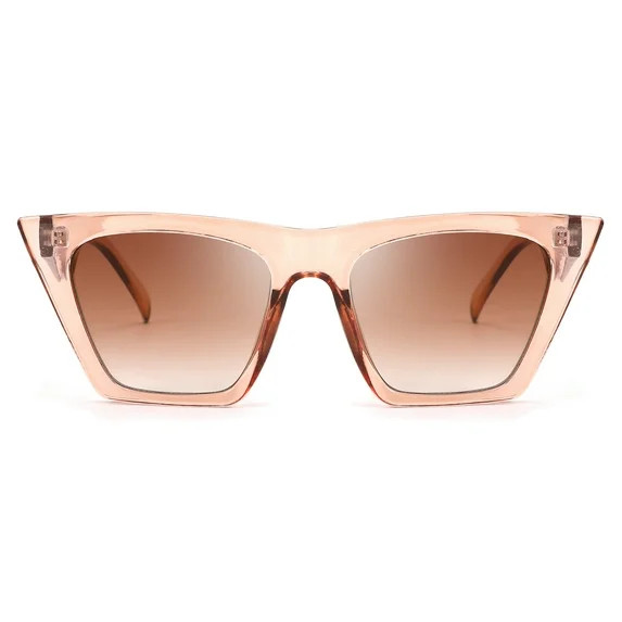 FEISEDY Vintage Square Cat Eye Sunglasses Women Trendy Cateye Sunglasses B2473 | Walmart (US)