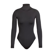 ESSENTIAL MOCK NECK LONG SLEEVE BODYSUIT | SKIMS (US)