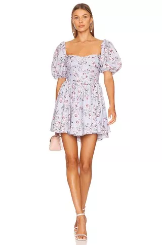 Kiah Puff Sleeve Corset Minidress curated on LTK