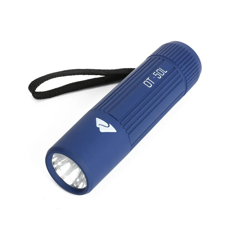 Ozark Trail Single Mini Handheld LED Flashlight, 50 Lumens, 3 AAA Batteries, Blue | Walmart (US)