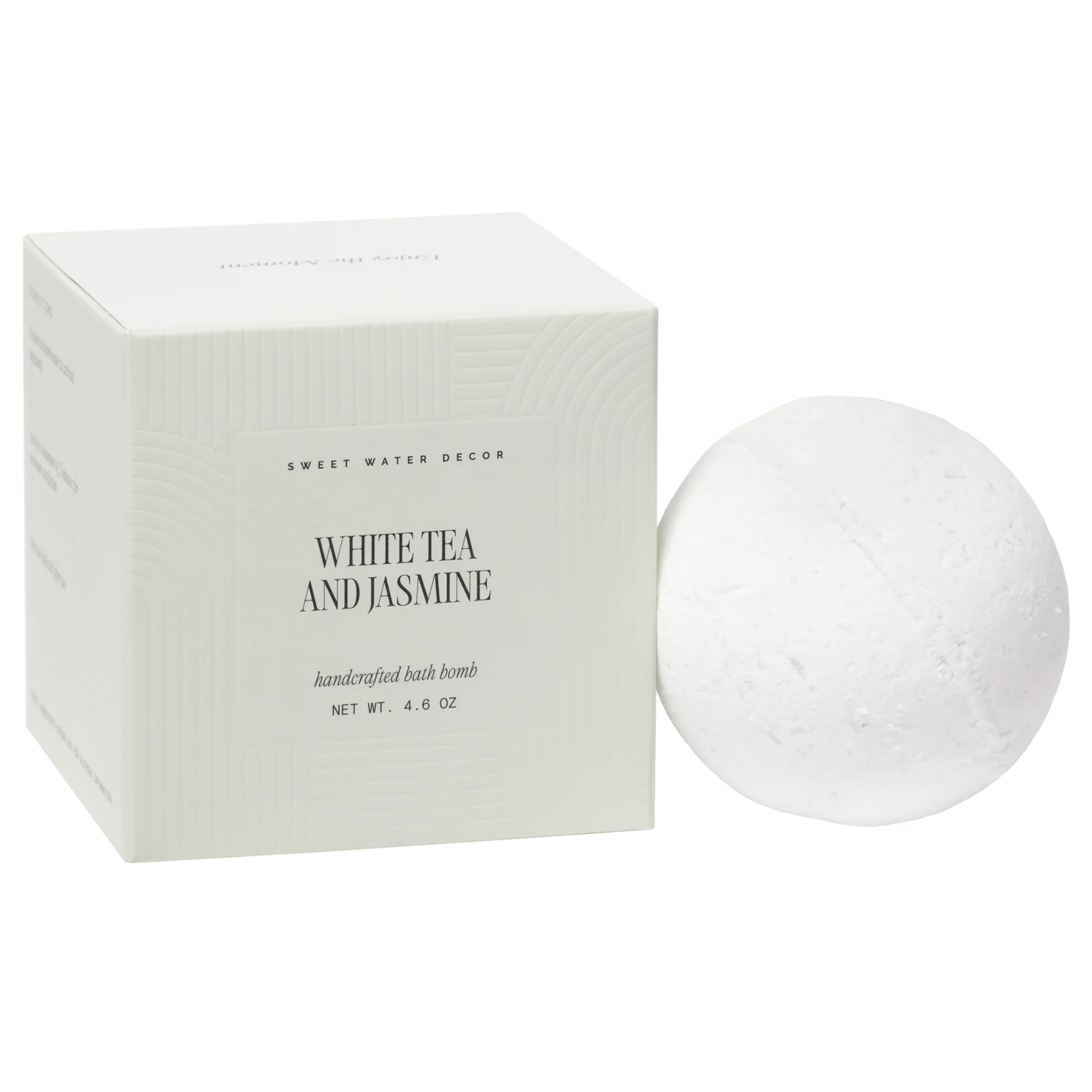 White Tea and Jasmine 4.6 oz Bath Bomb | Sweet Water Decor, LLC