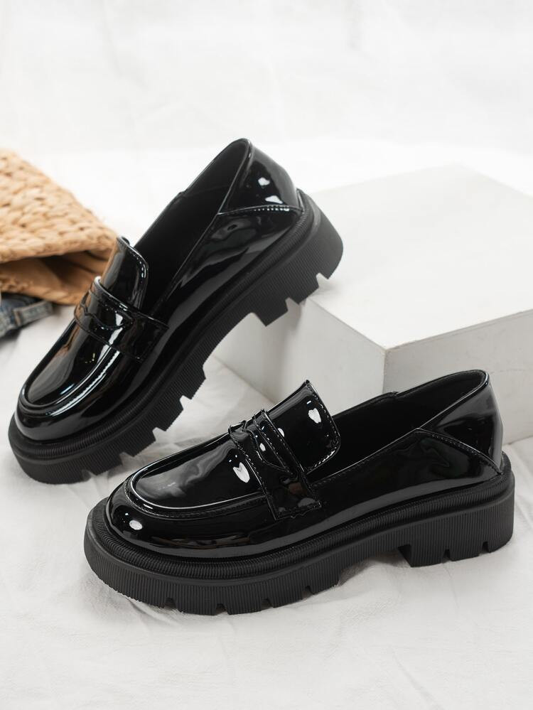 Mocassins Detalhe Oco Flatform | SHEIN