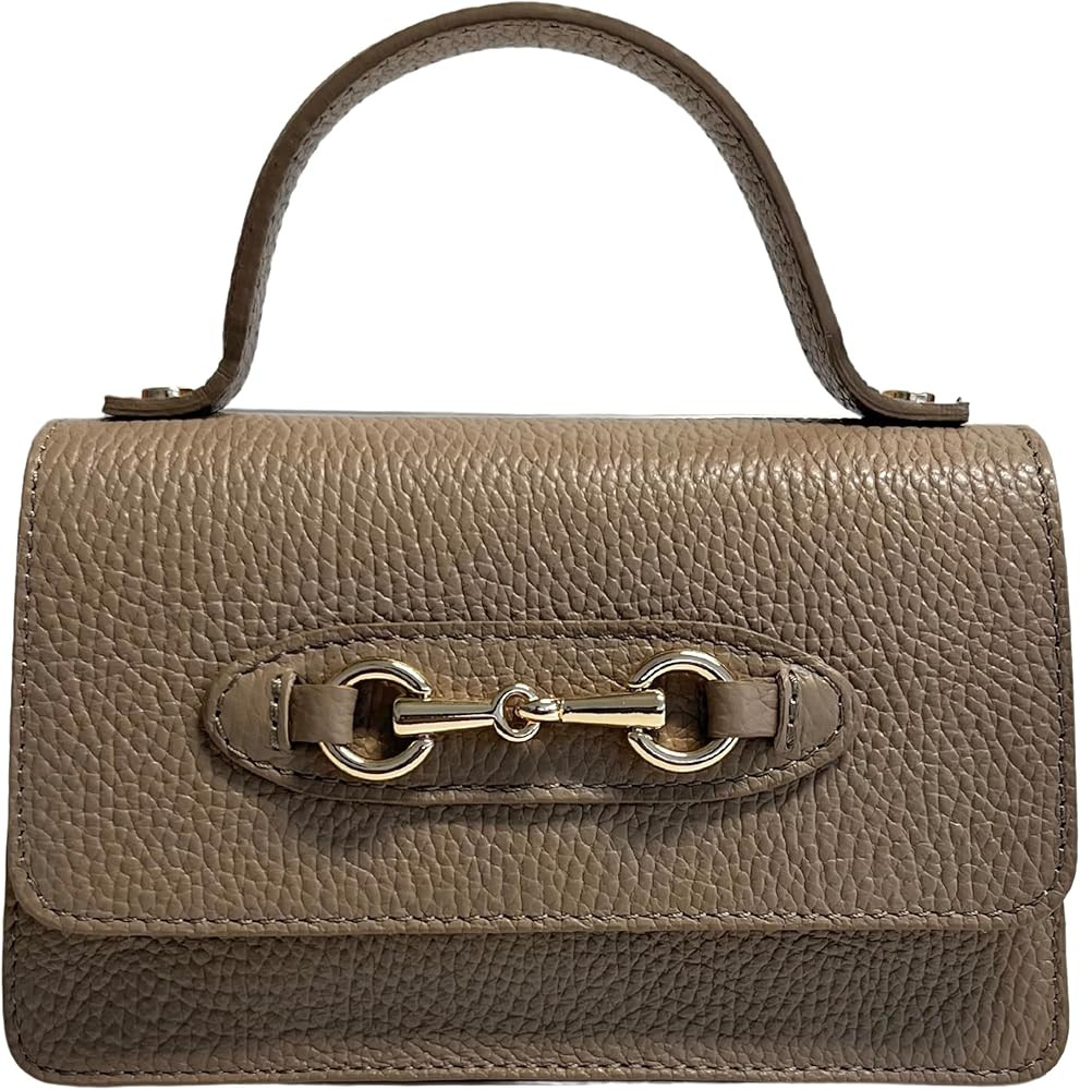 Modarno Horsebit Metal Clamp Shoulder Bag 20 x 7 x 12 cm | Amazon (UK)