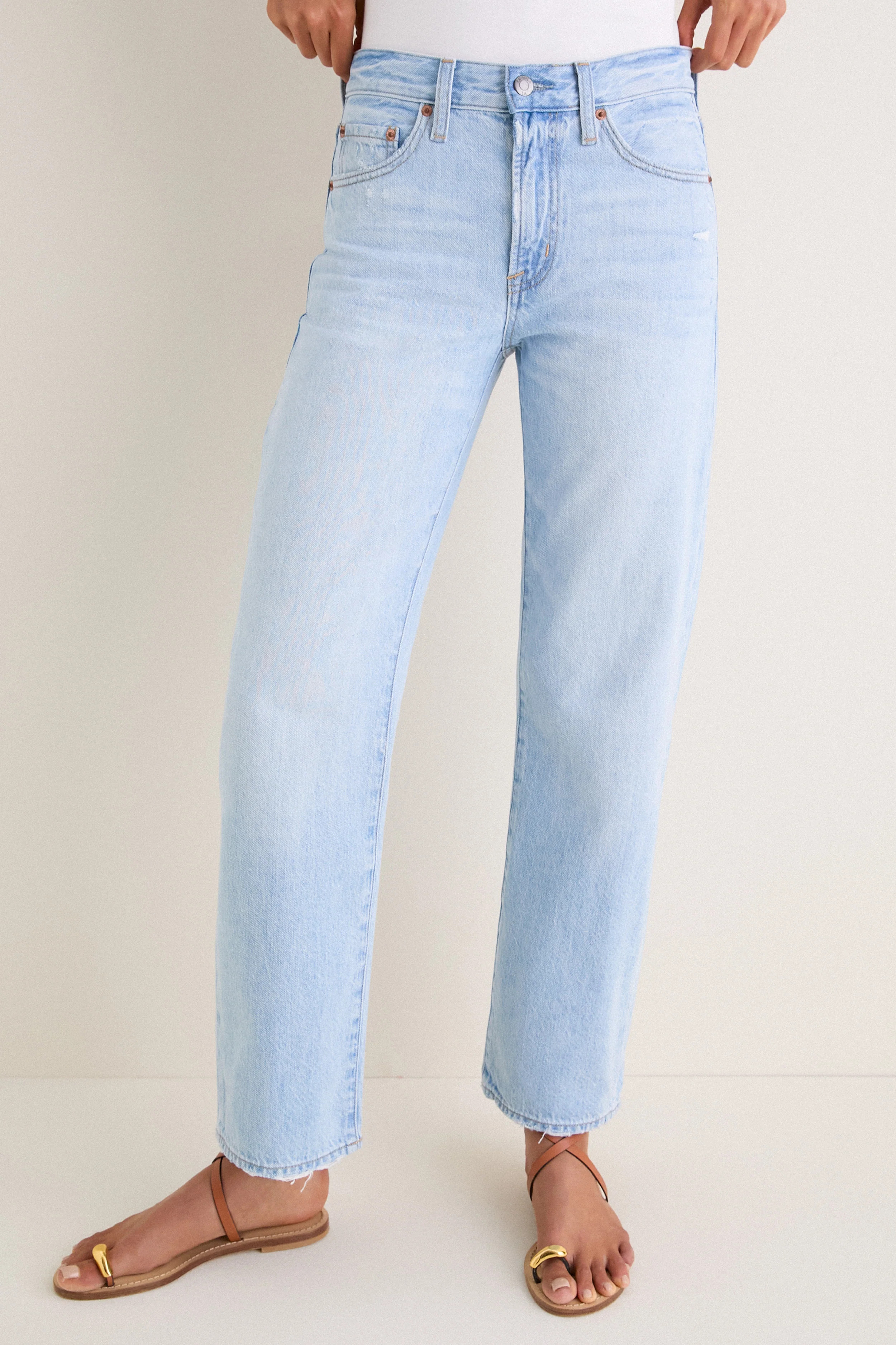 Dolce Vita Vintage Lexi Mid Rise Bowed Straight | Tuckernuck (US)