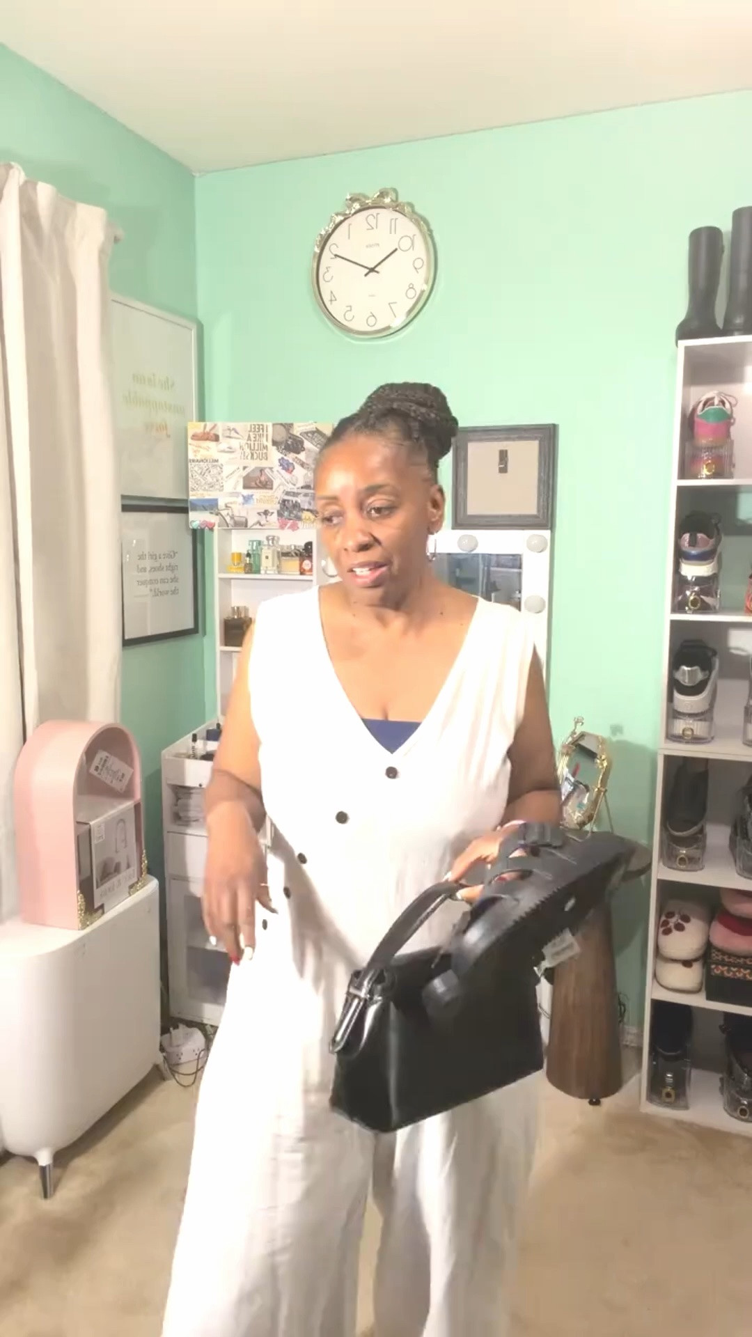 Day 28/30 
Wearing what’s in my closet and it was a white day. This super cute jumpsuit and black comfort shoes.

#LTKgrwm #LTKootd #LTKmomlife