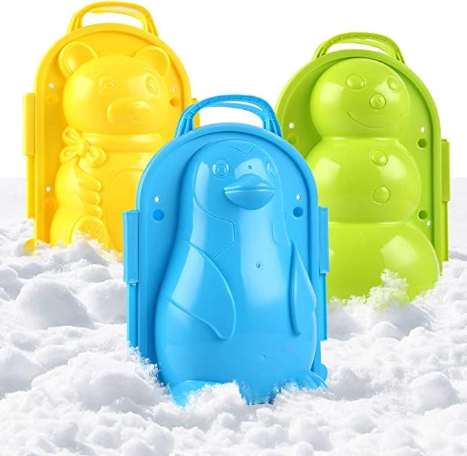 Holady Snow Mold and Sand Mold,Outdoor Activities Lovely 3D Penguin Shape Snow and Sand Playing M... | Amazon (US)