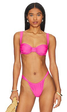 Belle The Label Oracle Bikini Top in Candy from Revolve.com | Revolve Clothing (Global)