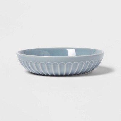 27oz Stoneware Dinner Bowl Blue - Threshold™ | Target