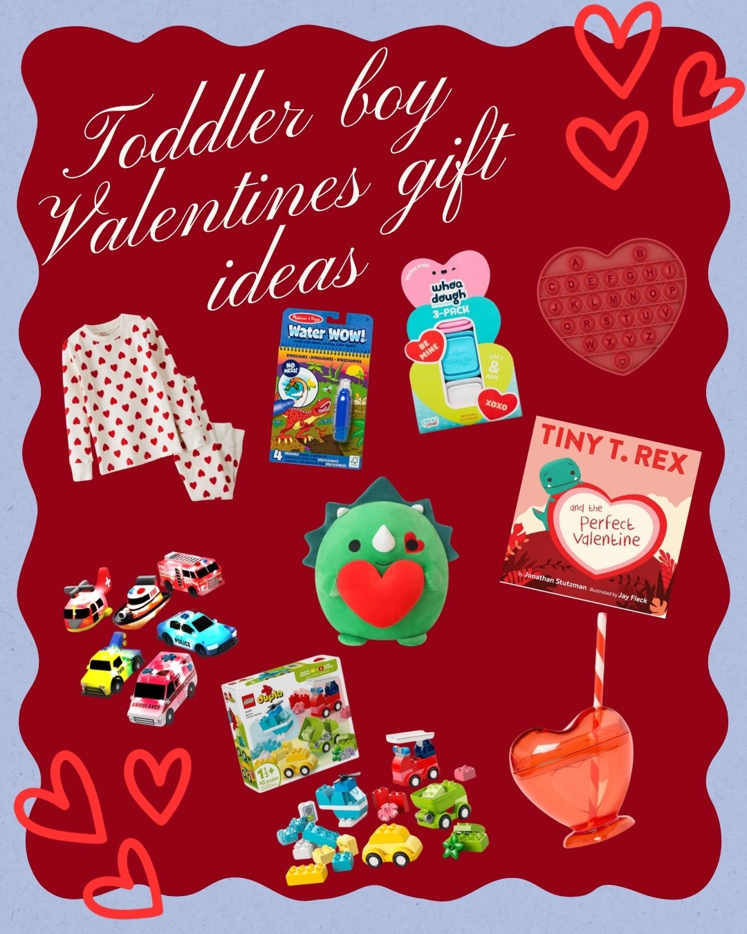 Super cute Valentines gift ideas for toddler boys! ❤️🦖🩵

#LTKValentine #LTKHome #LTKKids