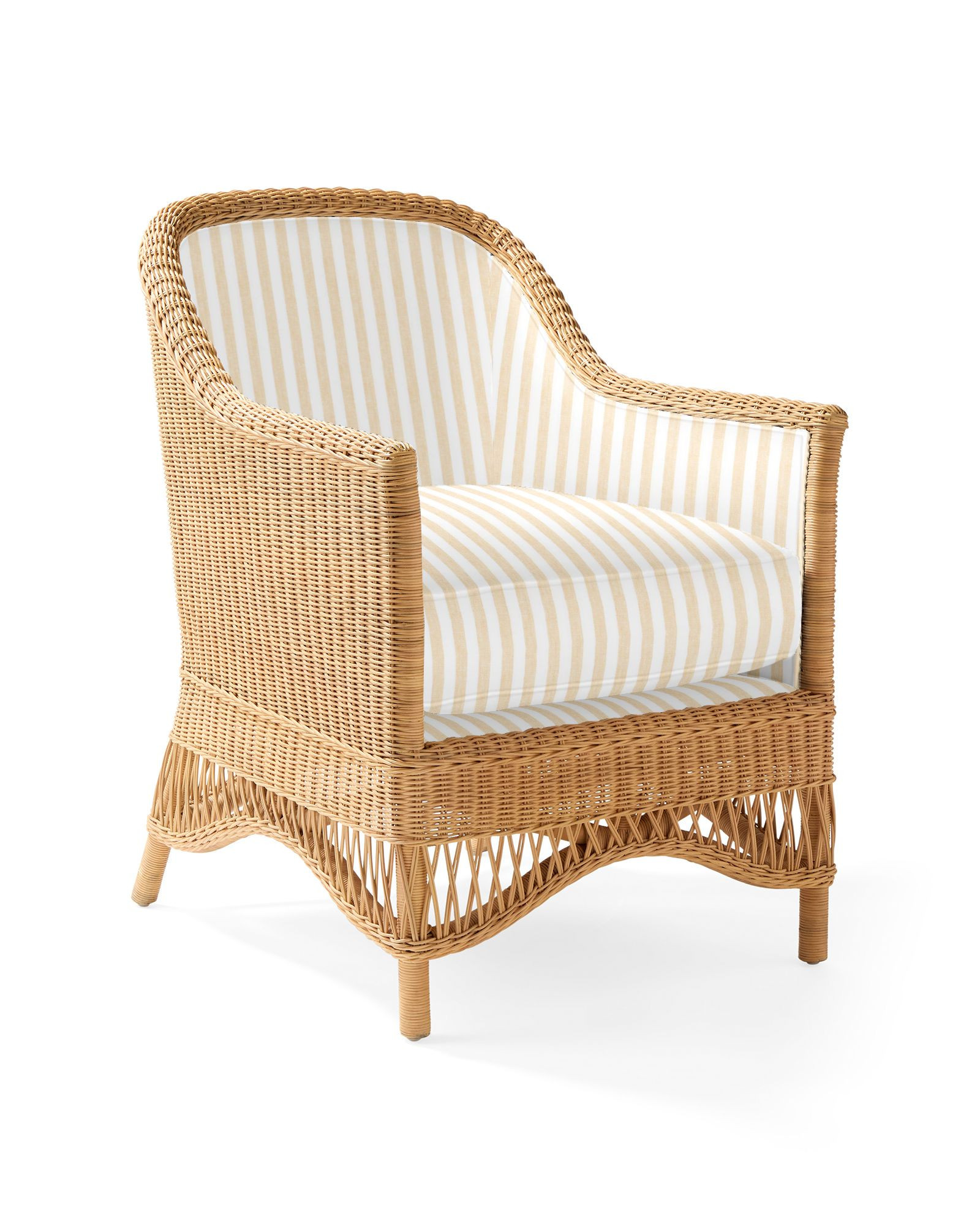 Sconset Rattan Chair | Serena and Lily