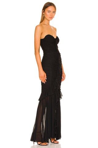 MAJORELLE Giules Gown in Black from Revolve.com | Revolve Clothing (Global)