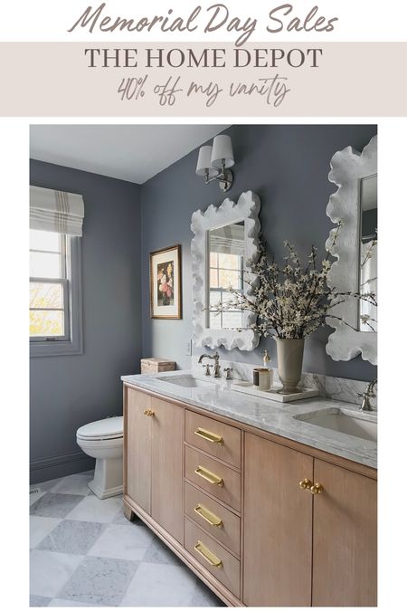 Home Depot Memorial Day sale! Save 40% on my vanity! 

Bathroom design, bathroom decor, home decor 

#LTKSaleAlert #LTKHome #LTKStyleTip