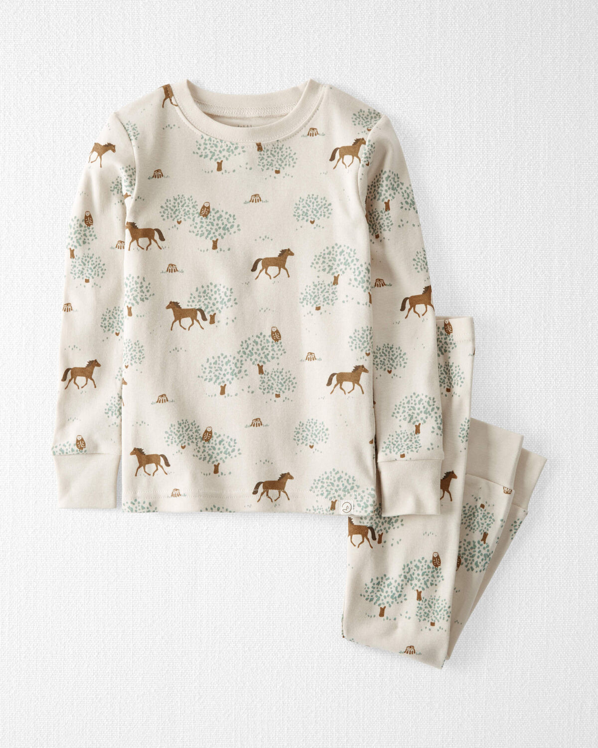 Toddler Organic Cotton Pajamas Set in Wild Horses - Little Planet | Carter's | Carter's Inc