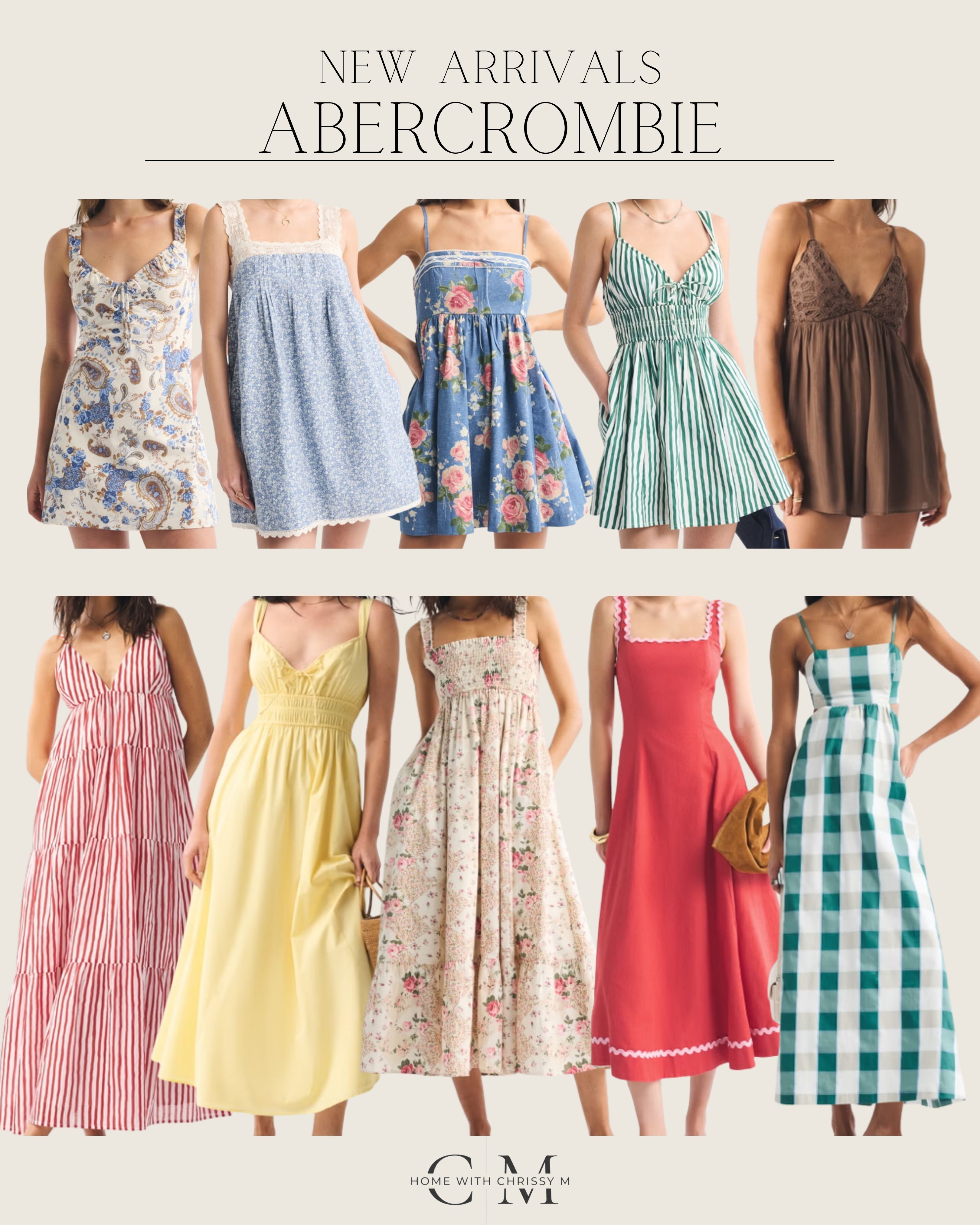 New Dresses from Abercrombie!
Abercrombie Spring / Spring Dresses / Maxi Dresses / Vacation Dresses / Mini Dresses / Floral Dresses / Spring Outfits  

 #LTKootd 

#LTKSeasonal