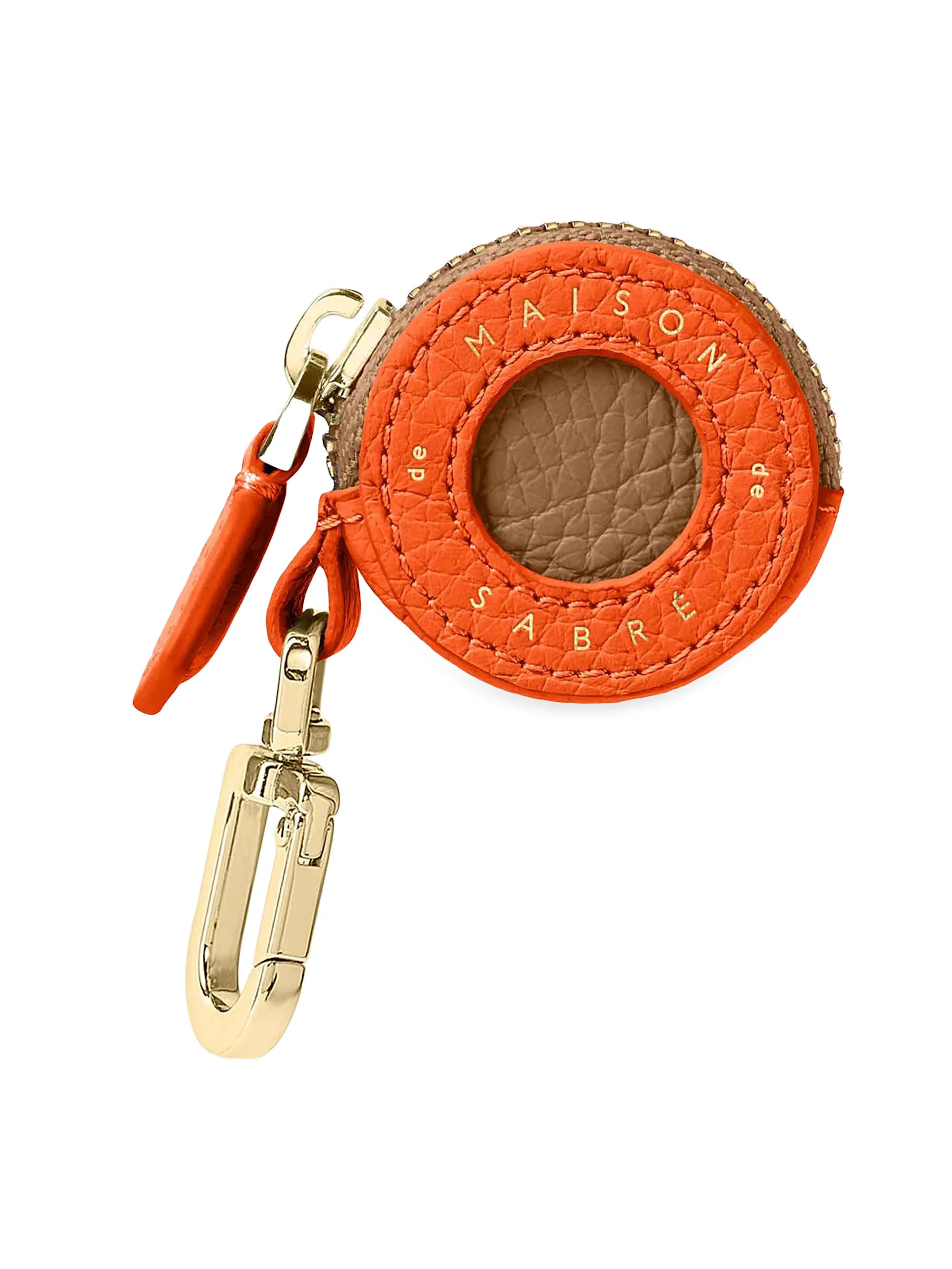 Leather AirTag Charm | Saks Fifth Avenue