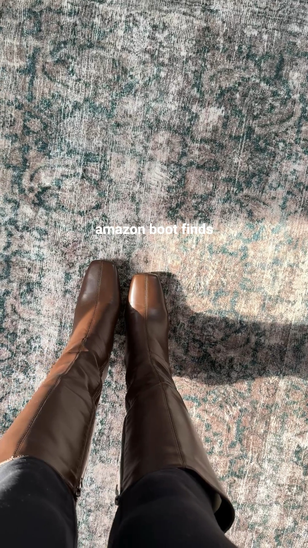 Found the cutest boots on Amazon!! Chocolate brown square toe kitten heels! 

#LTKFindsUnder100 #LTKWatchNow #LTKSeasonal