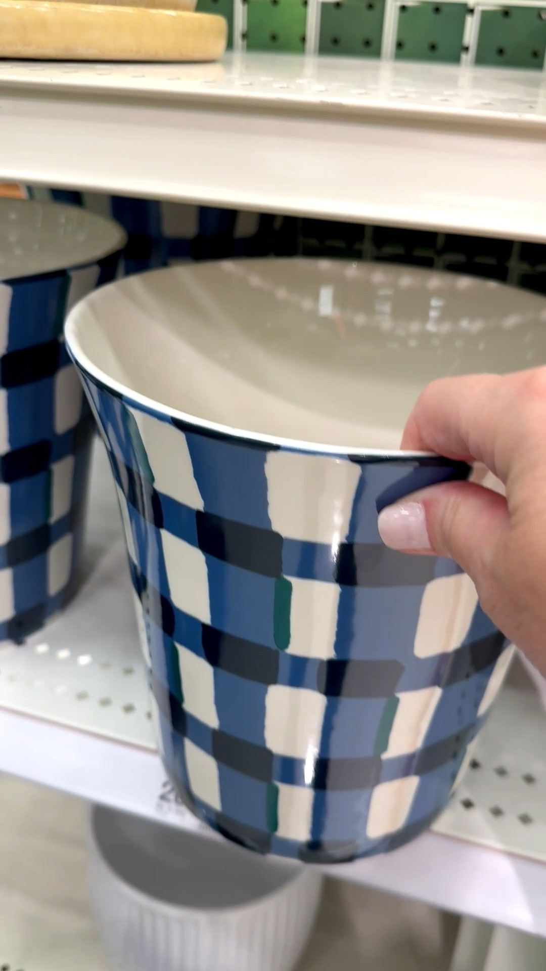 I love plaid for spring especially on a ceramic flower pot. This one features blue, green, and white. This plant pot is a generous 8” and has a drainage hole and stopper…so it’s perfect for indoors and outdoors. 

And if you’re a mosaic artist, this plaid pattern would be so fun to use in a spring project (but only if the flower pot broke on its own first 😉). For mosaic tips, tutorials + inspiration please visit my YouTube channel: YouTube.com/julieweilbacher, and follow @julieweilbacher on Instagram.

#springplaid #plaidflowerpot #planter #indoorplantpot #outdoorplantpot #target #mosaic #ceramicflowerpot #springpatiodecor #containergarden

#LTKHome #LTKSeasonal