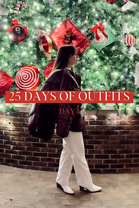 Day 1 of 25 days of outfits! A monochrome white look is one of my favorites this season. No white after Labor Day says who!? An extra shoutout to my turtleneck. It’s only $20, and it’s the coziest and warmest layer piece. I’m obsessed. 

#LTKHoliday #LTKstyletip #LTKSeasonal