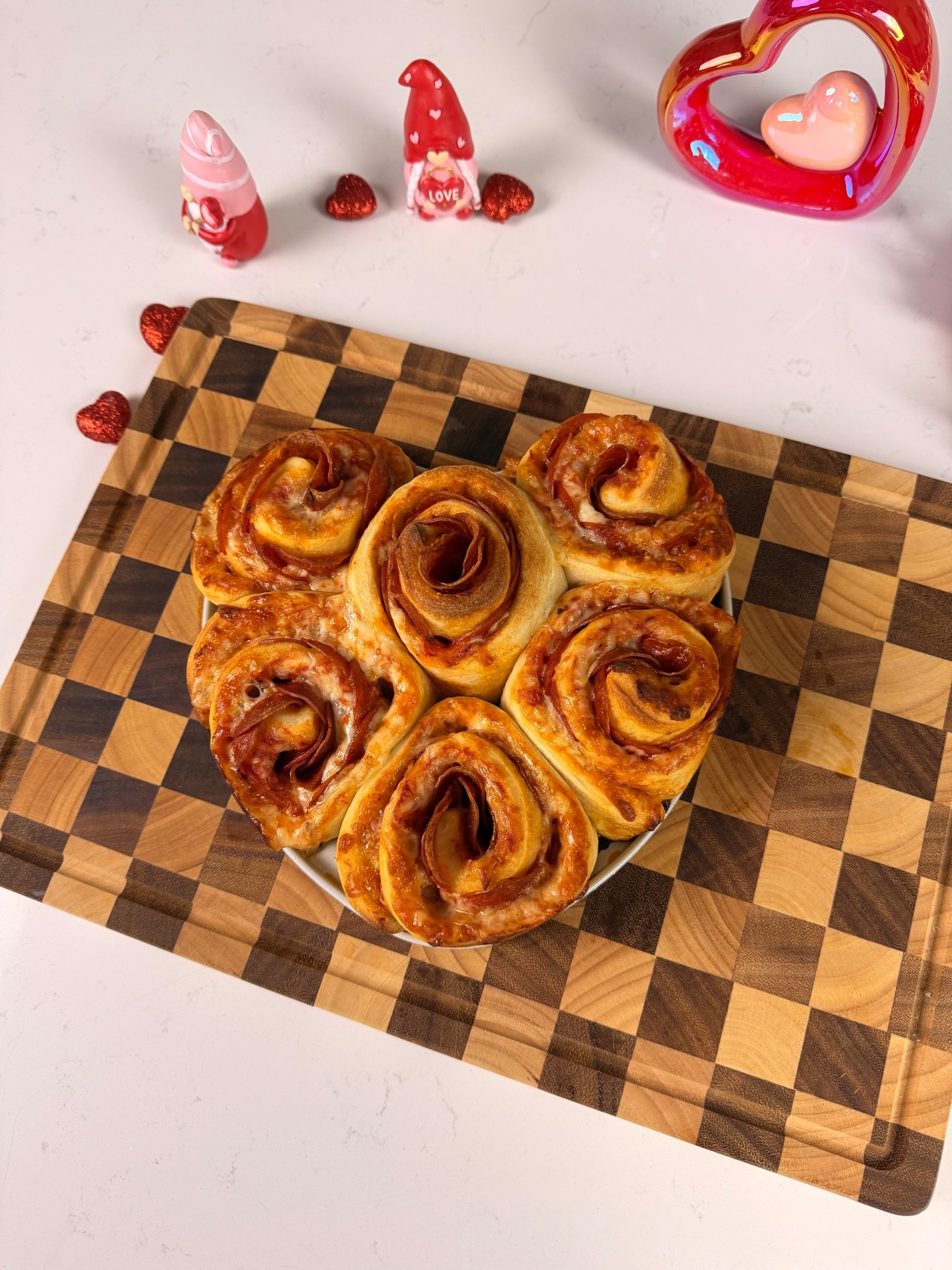 Pizza roses 🌹