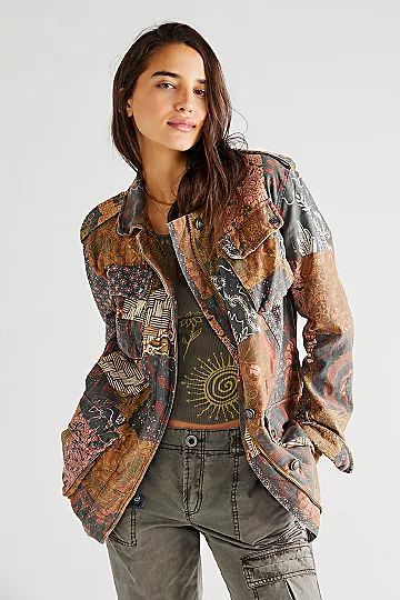 Not Your Brother's Printed Surplus Jacket | Free People (Global - UK&FR Excluded)
