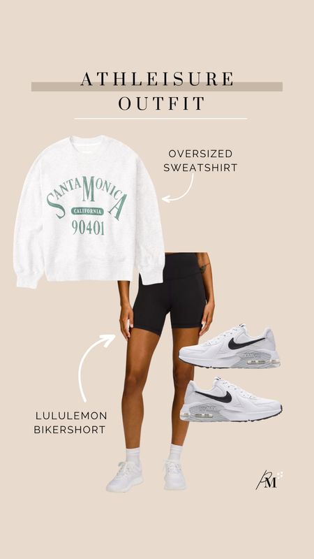 abercrombie sunday crewneck 
lululemon wunder train biker shirt
nike air max sneakers

#LTKshoecrush #LTKstyletip #LTKFind