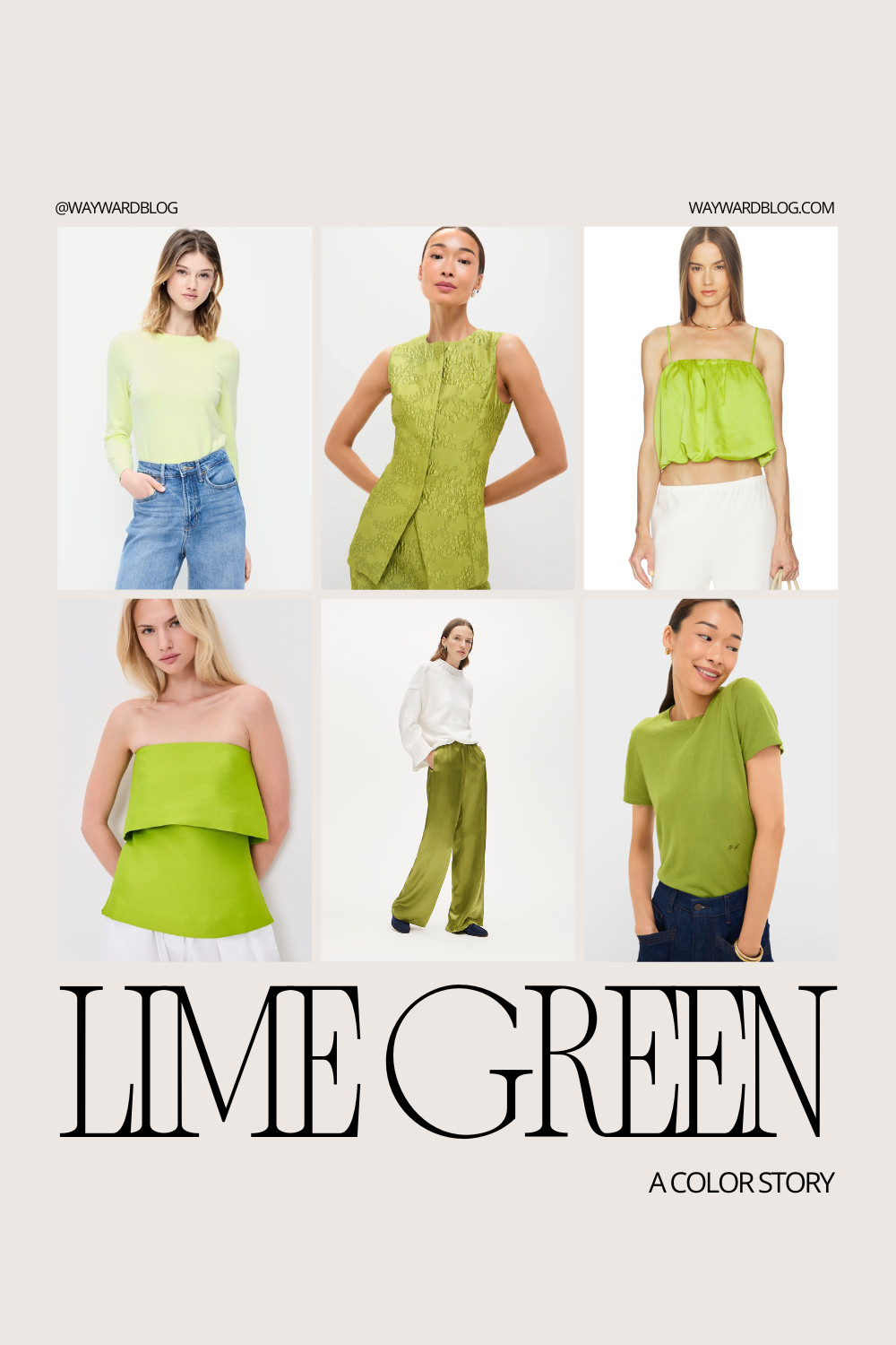 Color Story: Lime Green

The green burst of spring is extra bright this year...

#green #limegreen 

 #LTKgrwm #LTKootd #LTKSeasonal