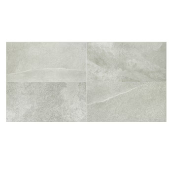 GBI Tile & Stone Inc. Dove Grey 12-in x 24-in Glazed Porcelain Floor and Wall Tile (1.92-sq. ft/ ... | Lowe's