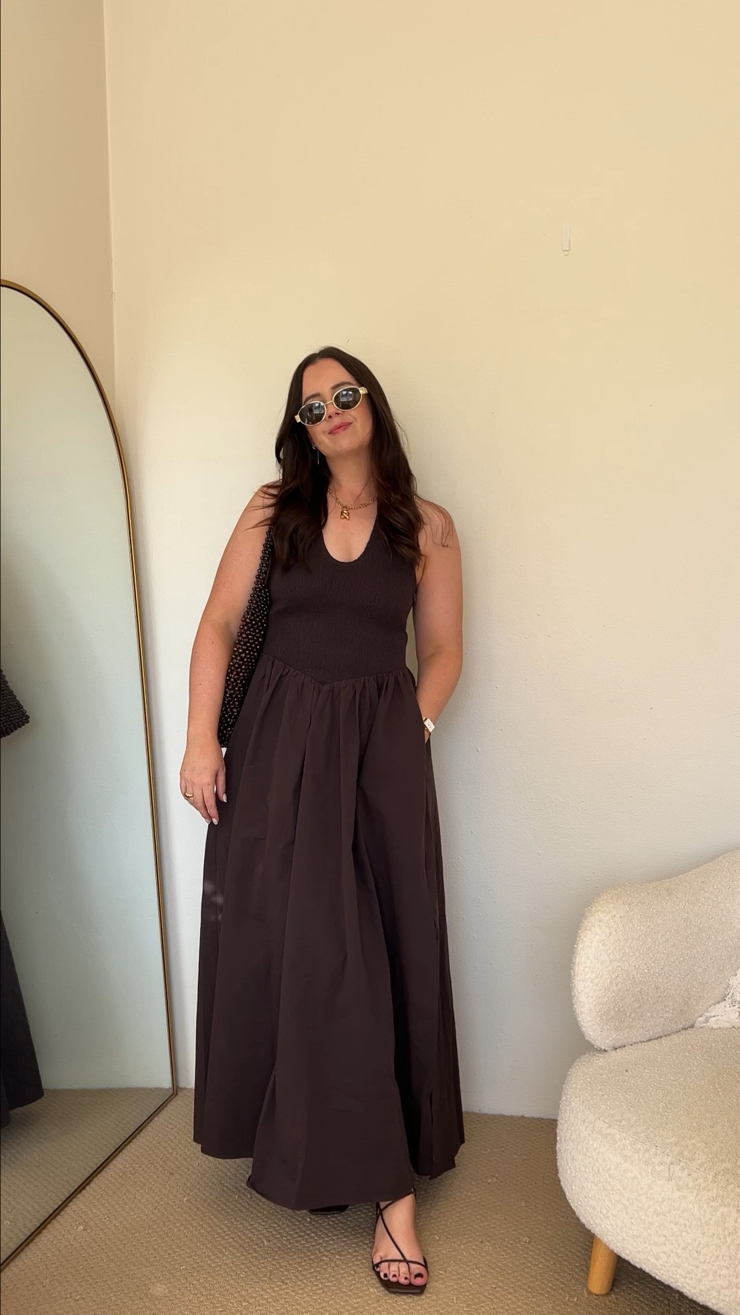 Wearing all Dissh:

Chocolate maxi dress: size 12
Black lace pants: size 12
Black linen shirt: size 14
Nelson Made shoes
Brie Leon beaded tote
Atelier Auguste bag

#LTKmidsize #LTKspring #LTKdatenight