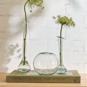 Bubble Glass Bud Vases | West Elm (US)