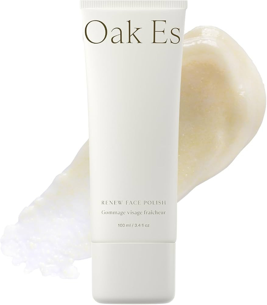Oak Essentials Renew Face Polish, Gentle Vitamin-Rich Facial Scrub with Pineapple Extract and Red... | Amazon (US)