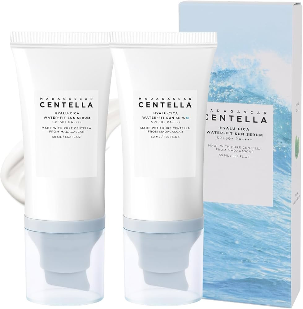 2PCS Centella Sunscreen SPF 50, 50ML 𝑴𝒂𝒅𝒂𝒈𝒂𝒔𝒄𝒂𝒓 Sunscreen Face Seru... | Amazon (US)