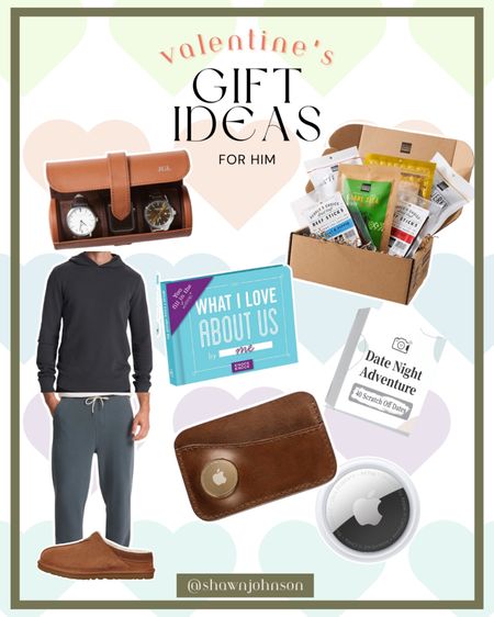 You can’t go wrong with a new cozy outfit or wallet for Valentine’s Day for him! We also love the Date Night Adventure books. 

#LTKGiftGuide #LTKmens #LTKfamily
