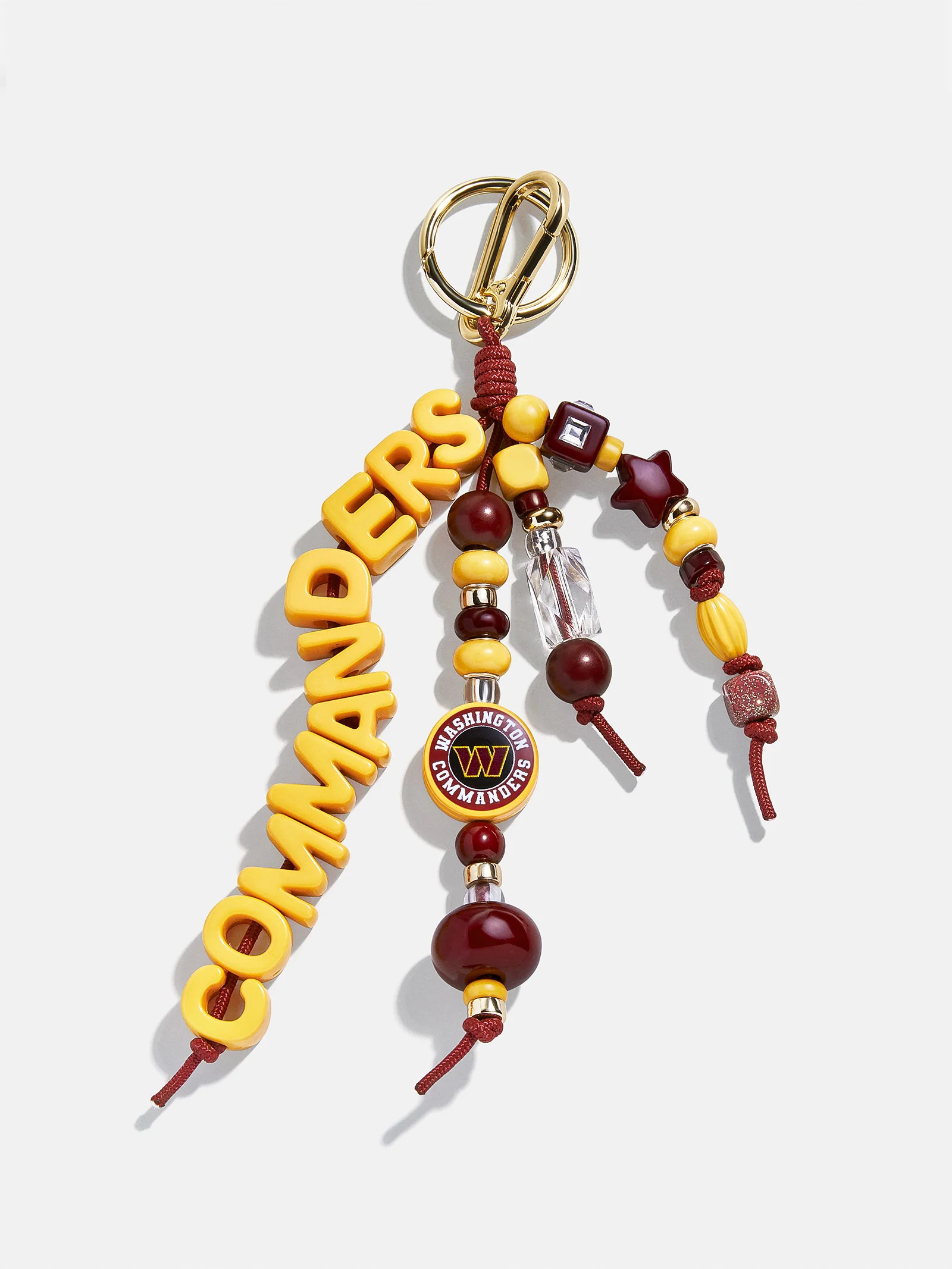 NFL Beaded Bag Charm - Washington Commanders | BaubleBar