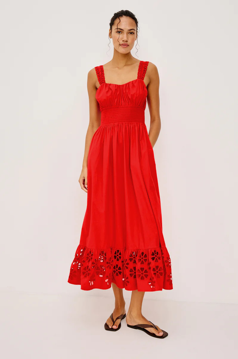 MOIRA DRESS - SCARLET | Rails
