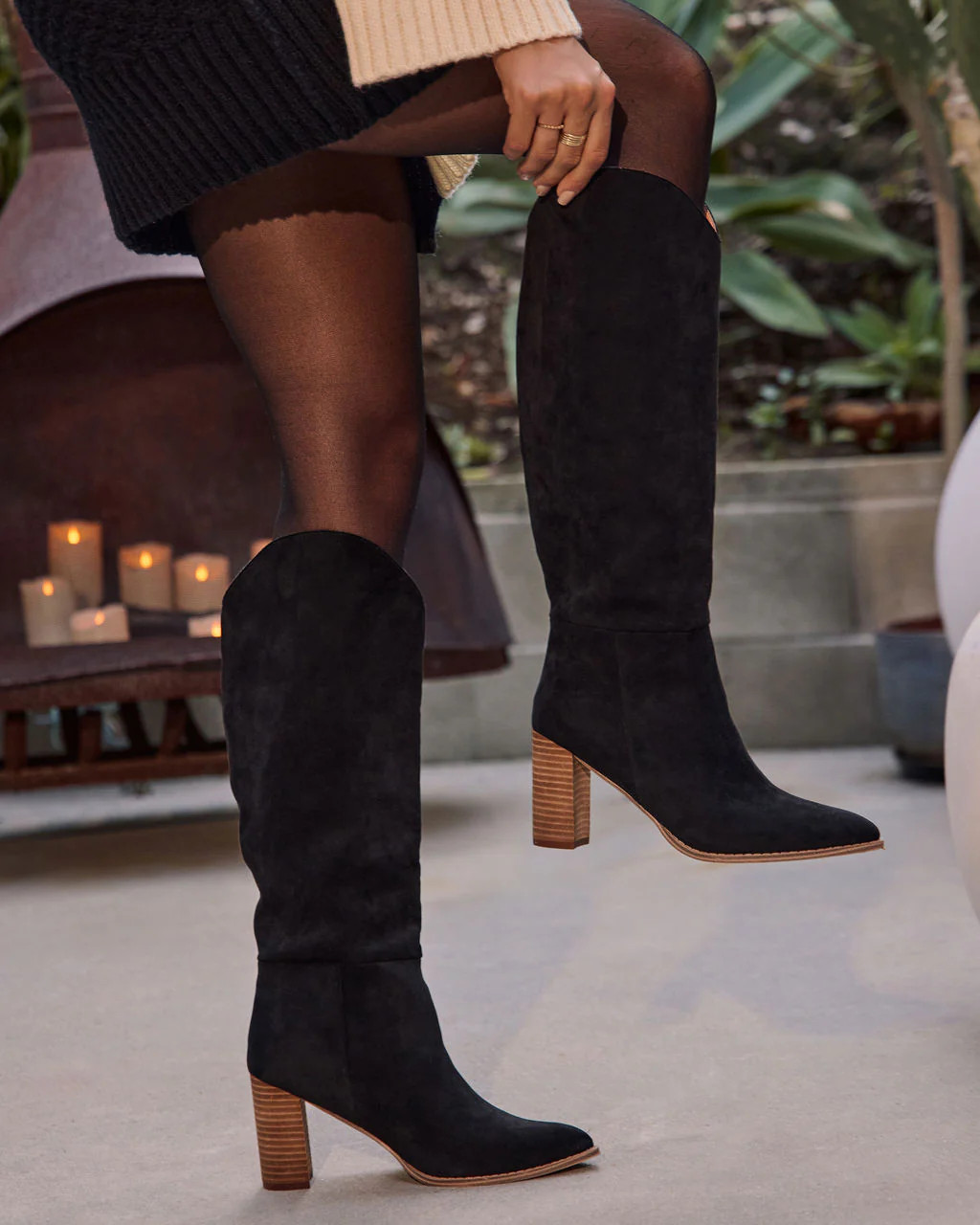 Wilison Faux Suede Knee High Boots | VICI