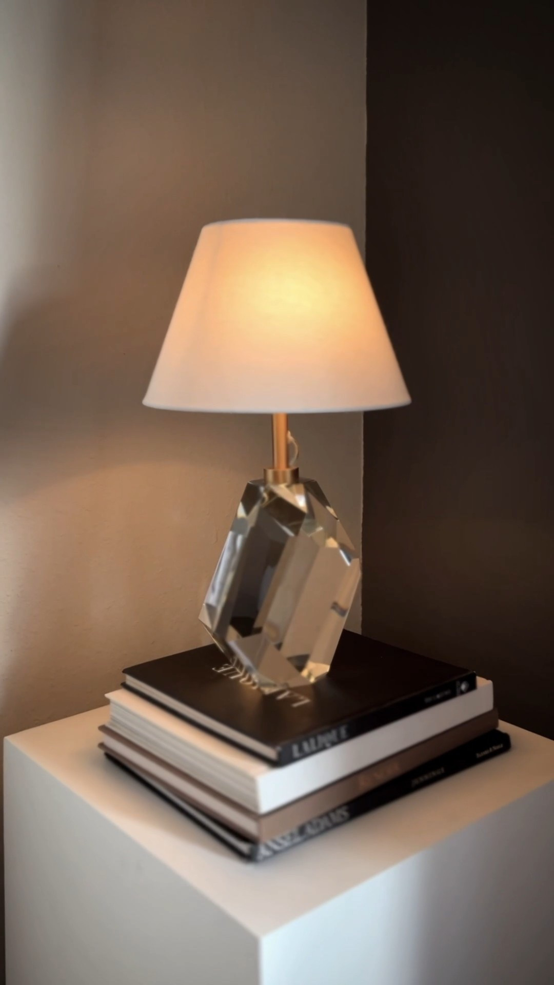 Obsessed! This crystal lamp is so good (I changed the shade on mine, but the original shade is nice too).

#LTKFindsUnder100 #LTKHome #LTKStyleTip