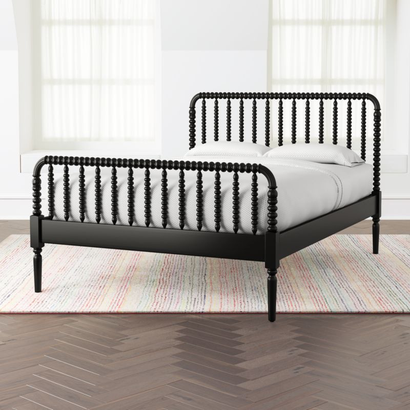 Jenny Lind Black Full Bed + Reviews | Crate and Barrel | Crate & Barrel