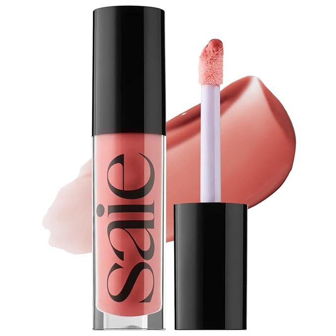 Saie Glossybounce - Hydrating Lip Gloss and Tinted Lip Oil Hybrid with Hyaluronic Acid & Jojoba O... | Amazon (US)
